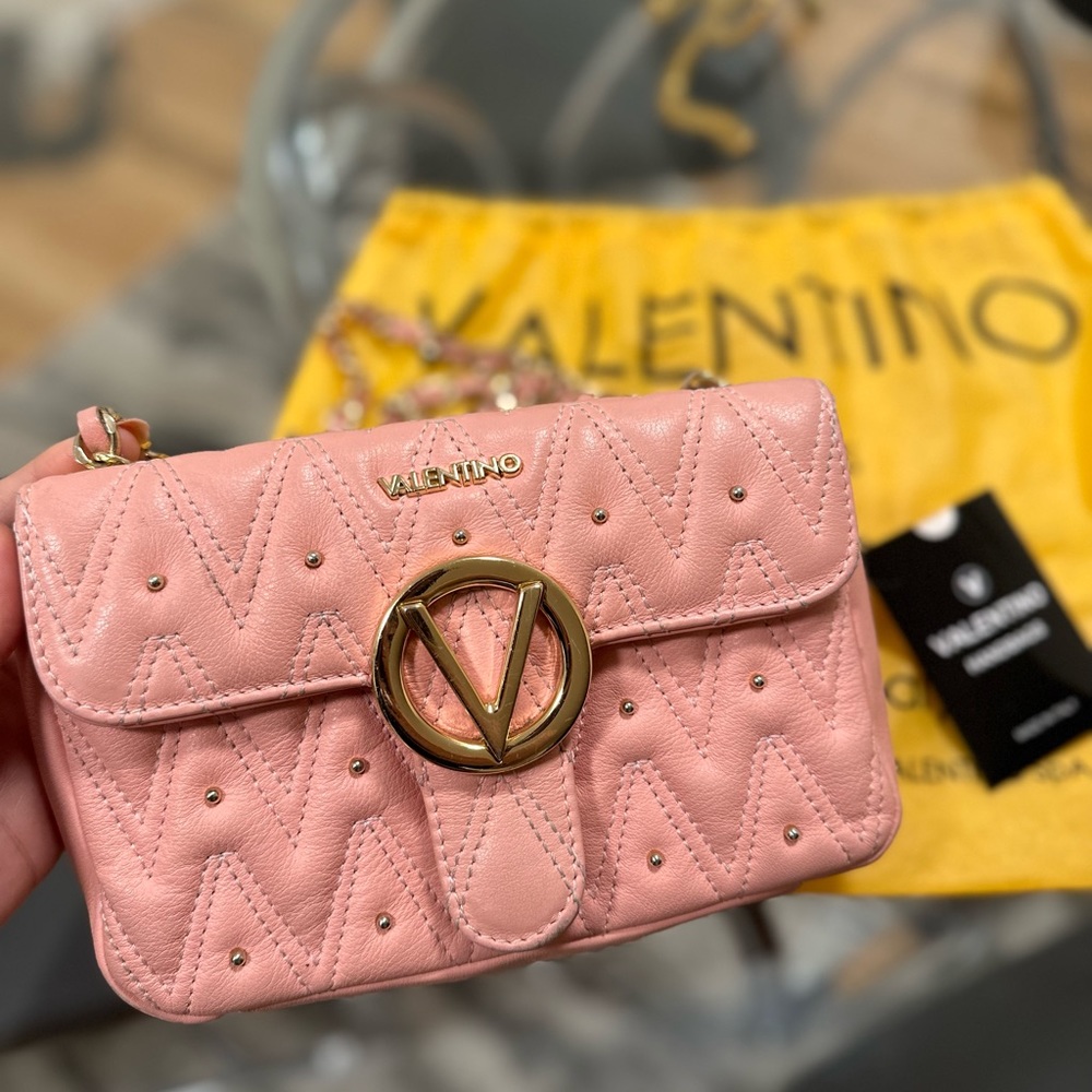 Valentino by Mario Pink Antoinette Shoulder Bag